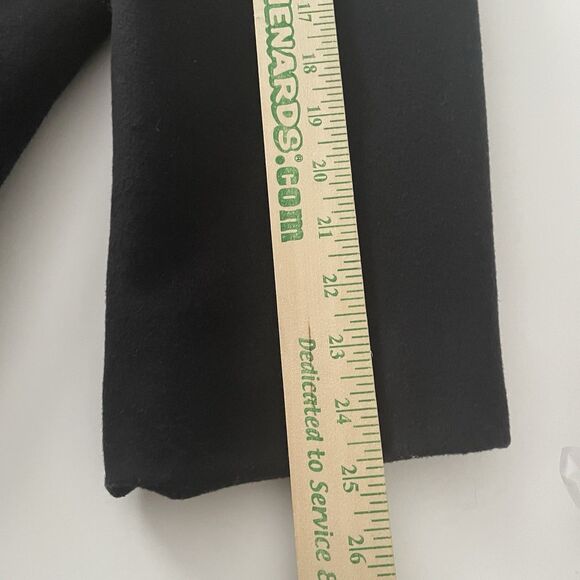 T Harris London Wool Duffel Coat Hooded Mens NO SIZE TAG L Black Toggle Full Zip - Picture 15 of 15